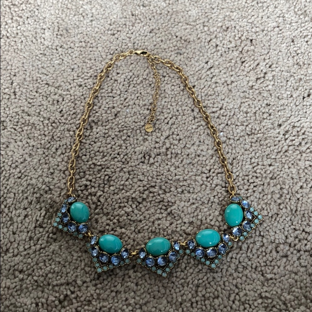 Stella and Dot blue and teal Necklace
